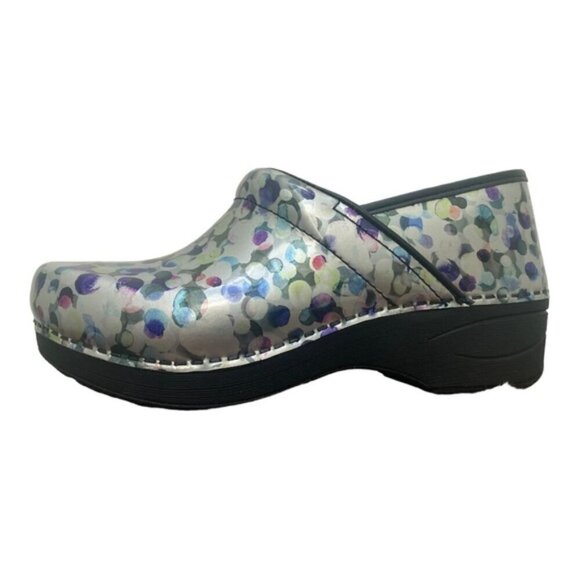 Dansko New Women's XP 2.0 Clogs Multi-dot Patent size 38 - Picture 9 of 13